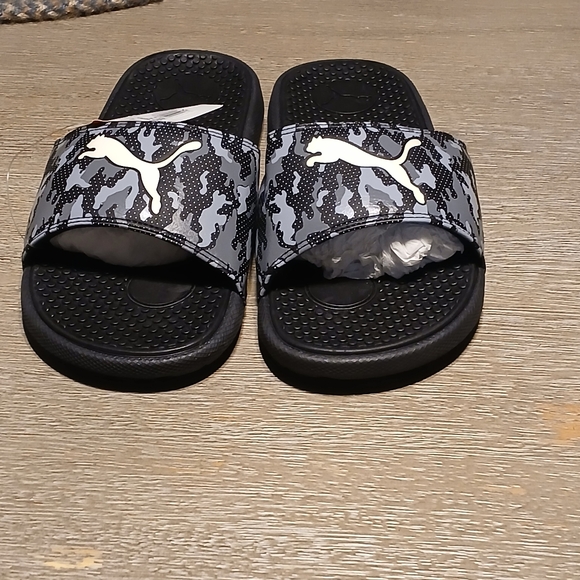 Puma Other - Puma Black and Gray Slide Sandals